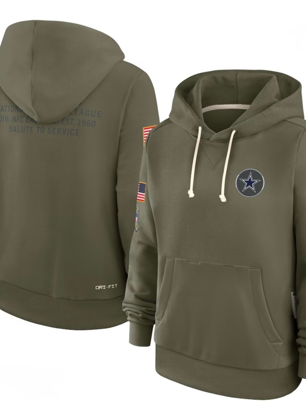 Dallas Cowboys Nike Women’s Salute to Service Dri-FIT Hoodie NFL